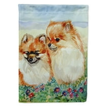 Pomeranian Garden Flag