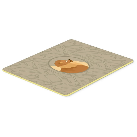 Pomeranian In the Kitchen Kitchen or Bath Mat 24x36