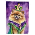 thumbnail image 1 of Pomeranian King of Mardi Gras House Flag, 1 of 7