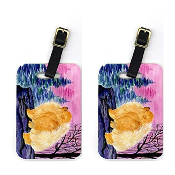 Pomeranian Luggage Tag - 4 x 2.75 In.