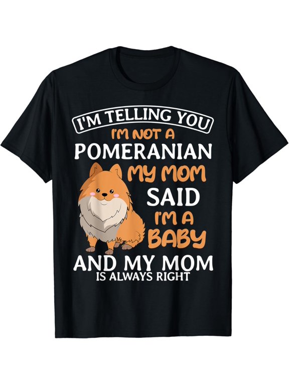 Pomeranian Mom Dog Owner Pom-Pom Dwarf Spitz Mother'S Gift T-Shirt Unisex S-5XL Hot Trending Shirt, Vintage Birthday Gift