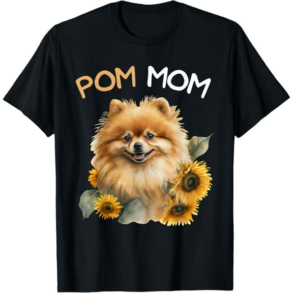 Pomeranian Mom Pom Dog Mama T-Shirt