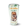 thumbnail image 1 of Pomeranian Mother Book Lover Living That Dog Mom Life Happy Mother's Day 30oz Stainless Steel Tumbler Insulated Cup with Lid Pom Dog Lover Gifts - 03004, 1 of 5