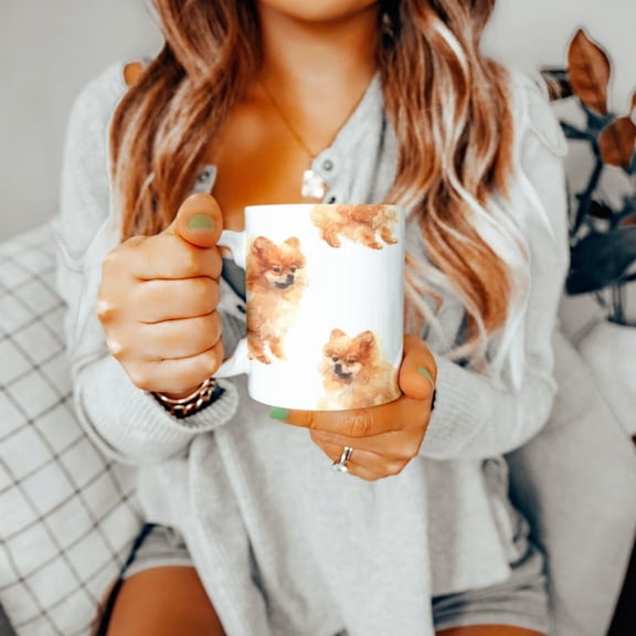 Pomeranian Mug, Pomeranian Gift, Pomeranian Coffee Mug, Pomeranian Dog Lover, Pomeranian, Dog Lover Gift, Dog Mom, Dog Dad, Gift Her.