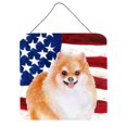 thumbnail image 1 of Pomeranian No. 2 Patriotic Wall or Door Hanging Prints, 1 of 1