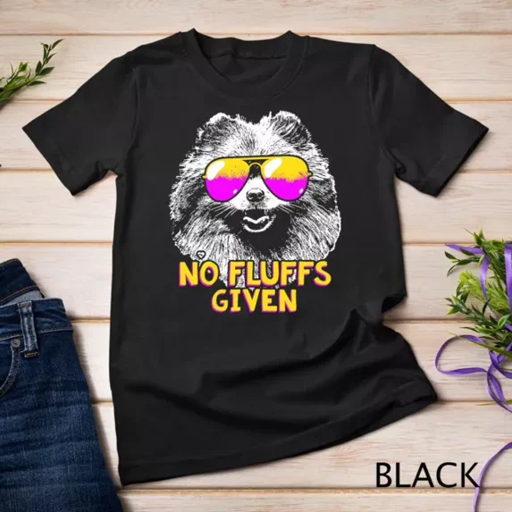 Pomeranian No Fluffs Funny Unisex T-Shirt Unisex S-5Xl Hot Trending Shirt, Vintage Birthday Gift