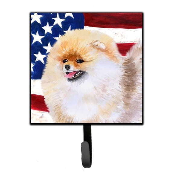 Pomeranian Patriotic Leash or Key Holder
