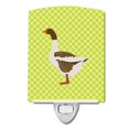 thumbnail image 1 of Pomeranian Rogener Goose Green Ceramic Night Light, 1 of 1