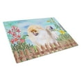 thumbnail image 1 of Pomeranian Spring Glass Cutting Board, Large, 1 of 1