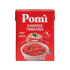 Pomi Chopped Tomatoes, 26.46 oz, 1/4 Cup per serving, 12 servings per Container