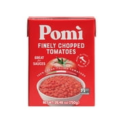 Pomi Finely Chopped Tomatoes, 26. 46 oz, 1/4 Cup per serving, 12 servings per Container