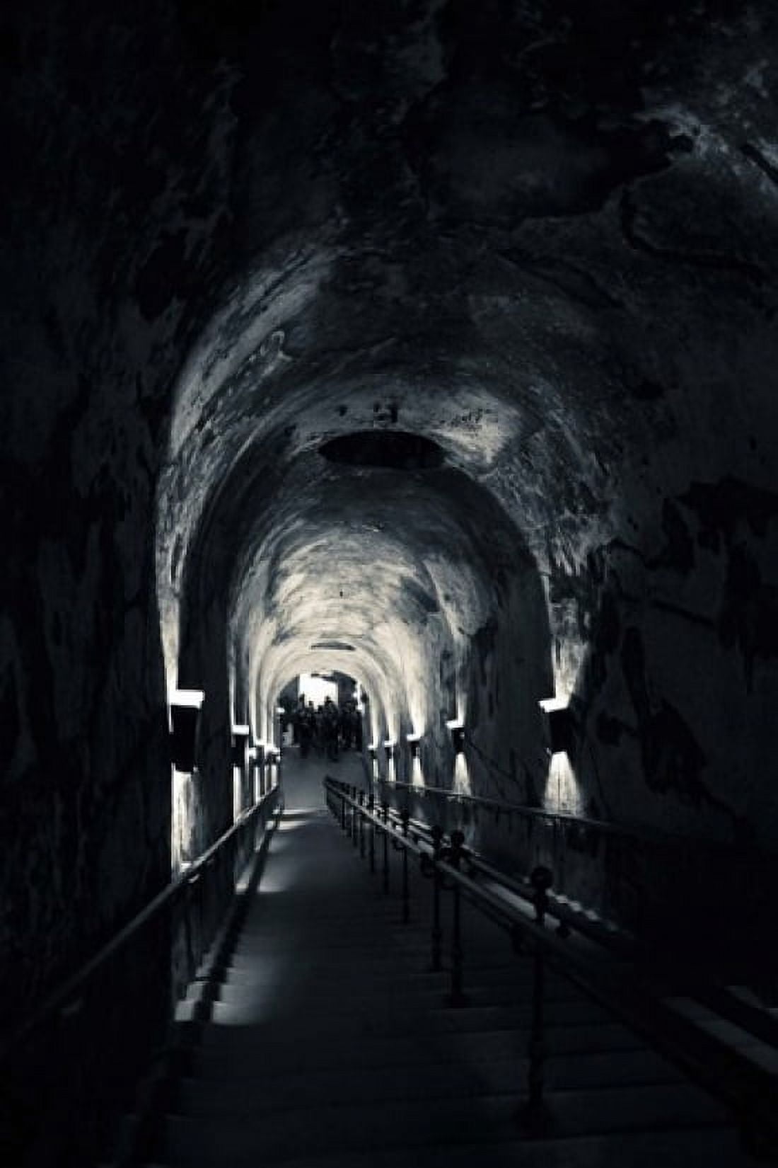 Pommery champagne winery passageway to ancient Gallo-Roman quarries Reims Marne Champagne-Ardenne France Canvas Art - Panoramic Images (24 x 36)