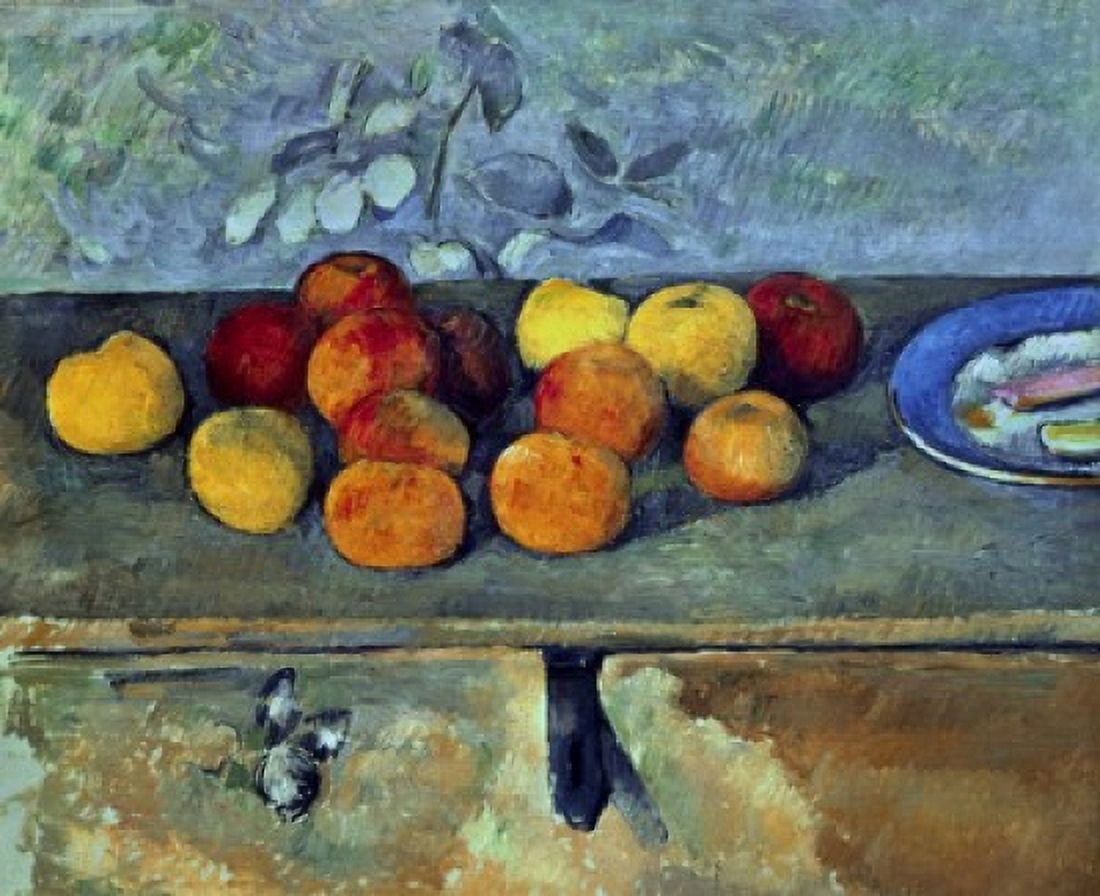 Pommes et Biscuits c1880-82 Paul Cezanne (1839-1906 French) Oil on canvas Musee de lOrangerie Paris France Canvas Art - Paul Cezanne (18 x 24)