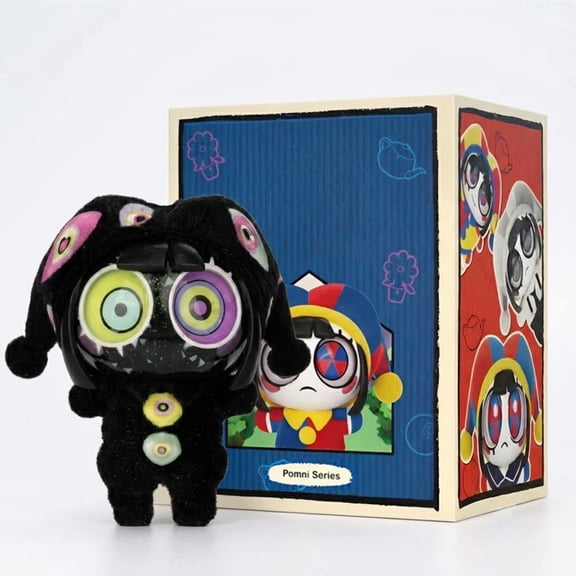 Pomni Animiniz Pendantz Blind Box – The Amazing Digital Circus Super Rare Abstracted Series Plush Keychain, Mystery Bag Charm for Backpack Purse