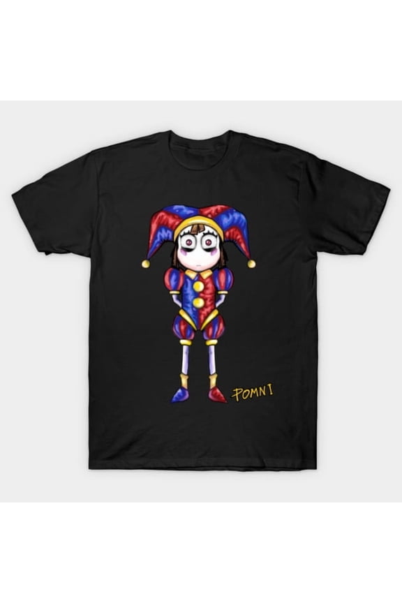 Pomni From The Amazing Digital Circus Jester Fan Top Unisex T-Shirt, up to size 3XL.
