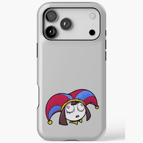 Pomni In Terror Digital Circus Anime Art Compatible Phone Case for iPhone 11 12 13 14 15 16 17 Pro Max