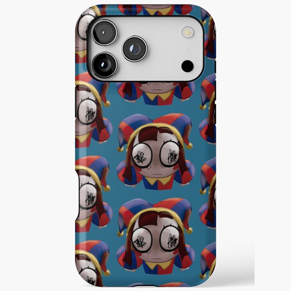 Pomni Jester Digital Circus Web Series Theme Compatible Phone Case for iPhone 11 12 13 14 15 16 17 Pro Max