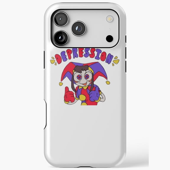 Pomni TADC The Amazing Circus Geek Nerd Gift Compatible Phone Case for iPhone 11 12 13 14 15 16 17 Pro Max