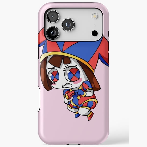 Pomni The Amazing Digital Circus Jester Compatible Phone Case for iPhone 11 12 13 14 15 16 17 Pro Max