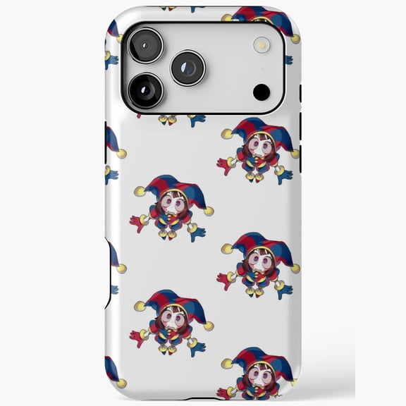 Pomni The Amazing Jester Digital Circus Graphic Compatible Phone Case for iPhone 11 12 13 14 15 16 17 Pro Max