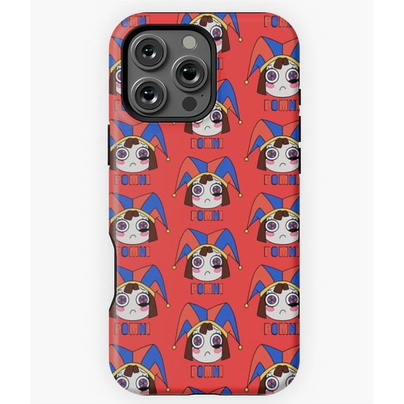 Pomni with Name TADC Fan Art Design Phone Case for iPhone 16 15 14 13 12 11 Pro Max