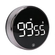 Pomodoro Timer Pomodoro Magnetic Kitchen Timer ,3 Preset Times Large LED Display, Countdown & Count Up Timer for Cooking, Baking