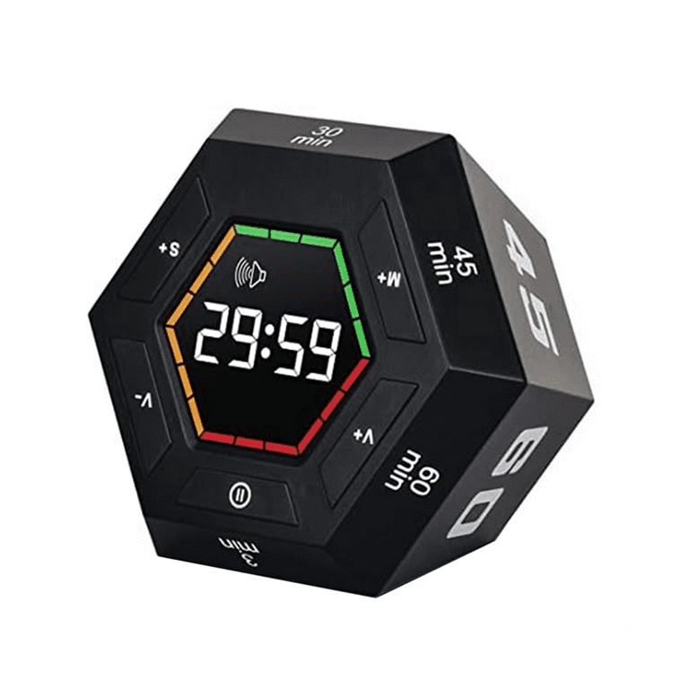 Rotary Digital Magnetic Kitchen Timer – Productivity & Pomodoro Time  Management