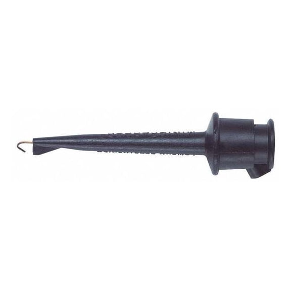Pomona Electronics Test Clip Lead, Minigrabbers, 2.35", Black 4555-0