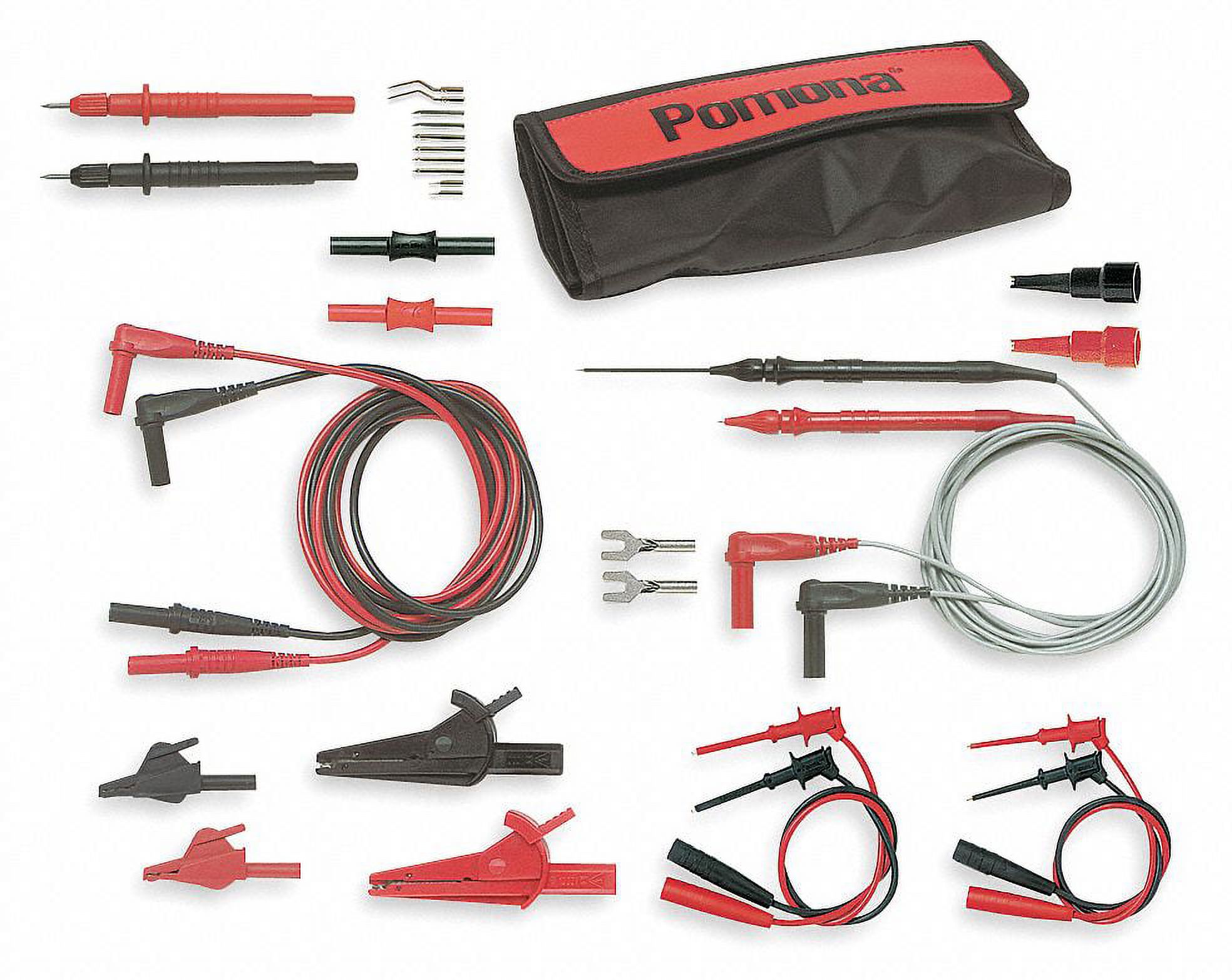 Pomona Electronics Test Lead Kit,471/4 In. L 5677B