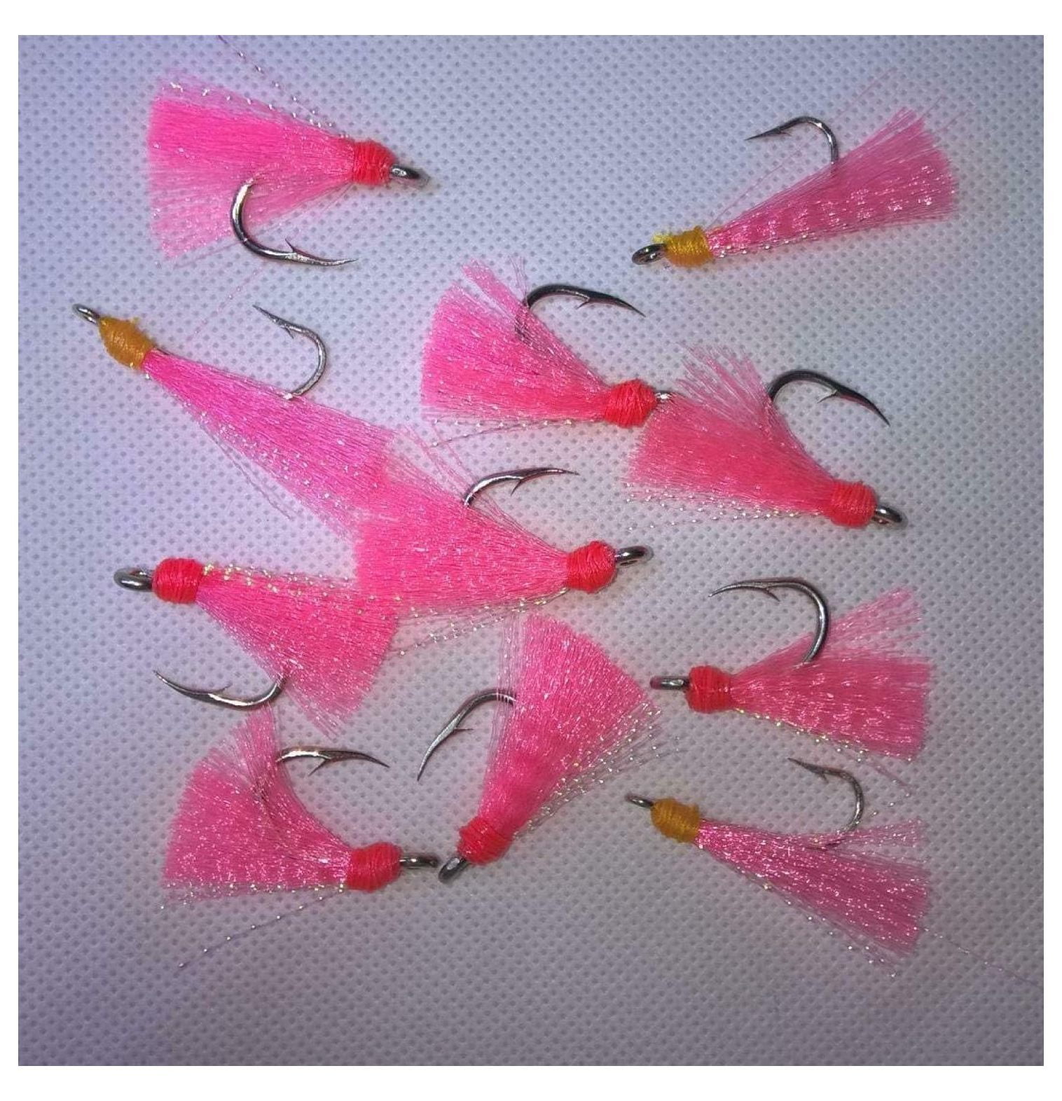 Pompano Jig Teasers Pack Color Choice Fly Teaser #2 Hook - Color All ...