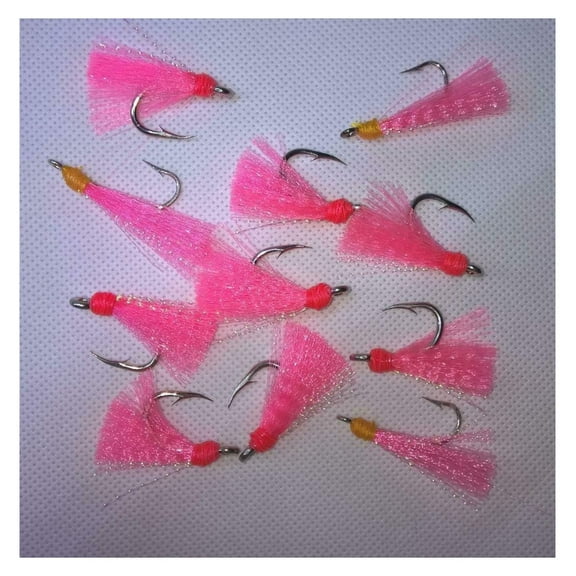 Pompano Jig Teasers Pack Color Choice Fly Teaser #2 Hook - Color All /in Pack 15#110820