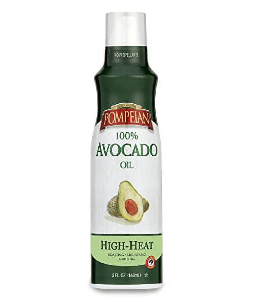 Pompeian 100 Avocado Oil Cooking Spray, Mildly Nutty Flavor, Perfect