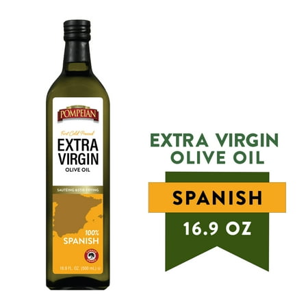 Pompeian 100% Spanish Extra Virgin Olive Oil - 16.9 fl oz