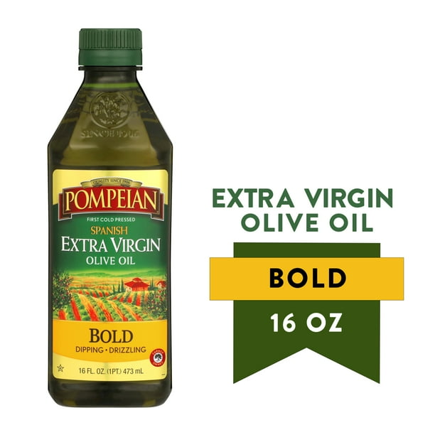 Pompeian Bold Extra Virgin Olive Oil 16 fl oz Walmart Business Supplies
