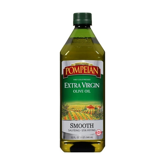 Pompeian Extra Virgin Olive Oil Smooth 32 fl oz (Pack of 5)