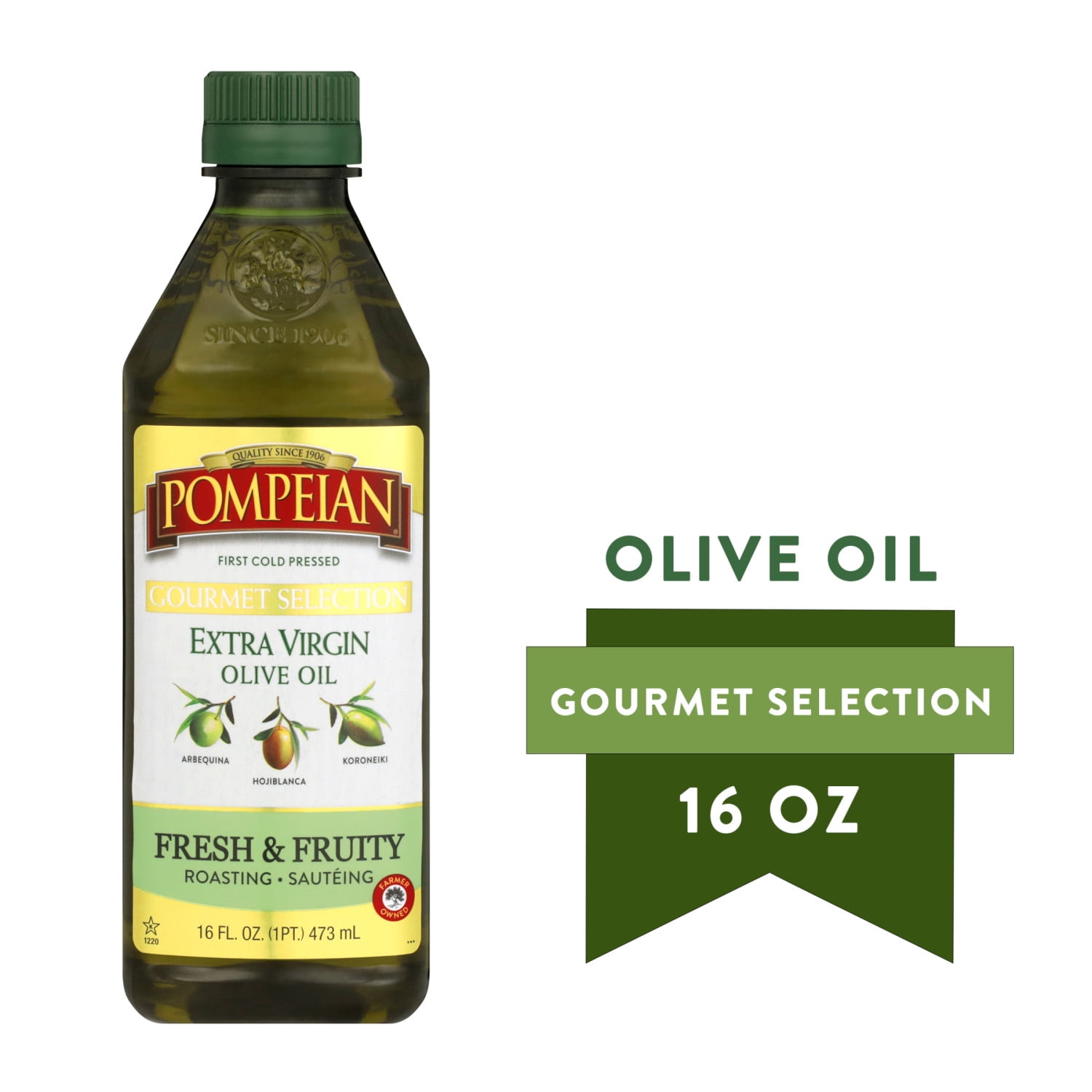 Pompeian Gourmet Selection Extra Virgin Olive Oil - 16 fl oz