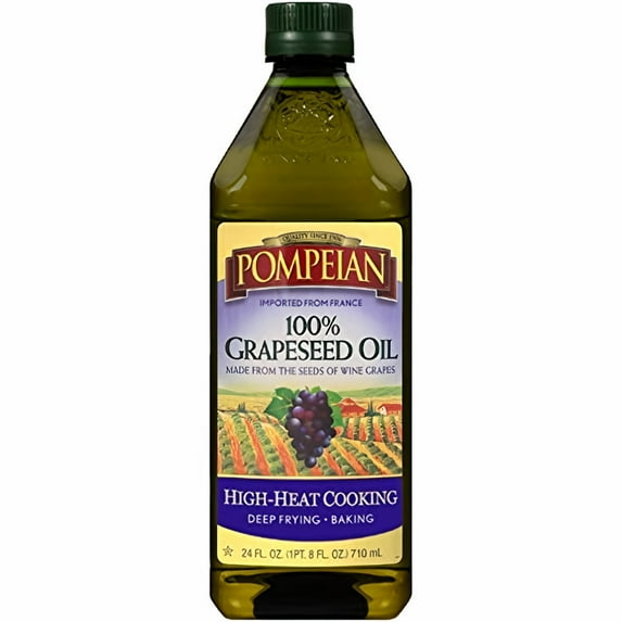 Pompeian Grapeseed Oil 24 oz (Pack of 8)