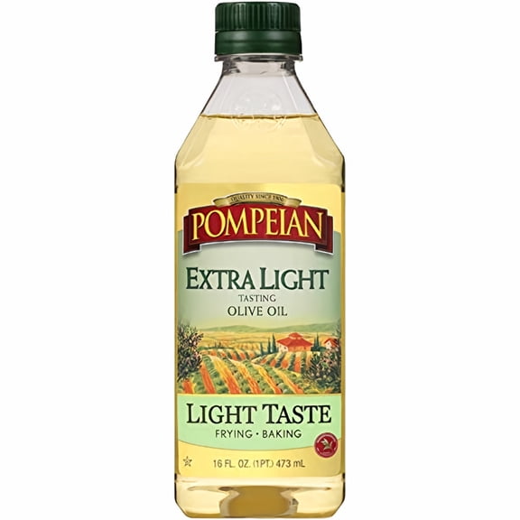 Pompeian Light Taste Olive Oil 16 fl oz (Pack of 14)