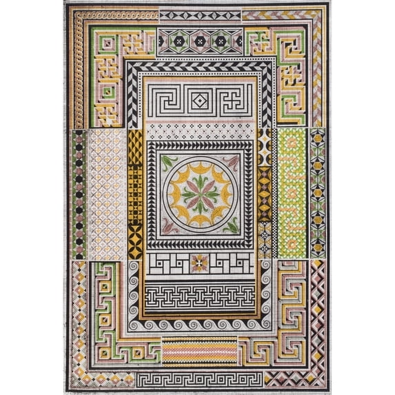 Pompeian No 3 Plate Xxv From The Grammar Of Ornament By Owen Jones Published By Day & Son London 1865 by Ken Welsh / Design Pics