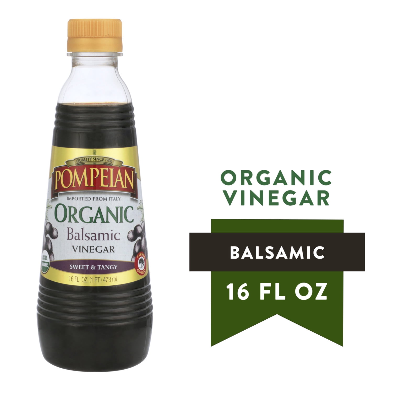 Pompeian Organic Balsamic Vinegar - 16 fl oz