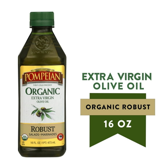 Pompeian Organic Robust Extra Virgin Olive Oil - 16 fl oz