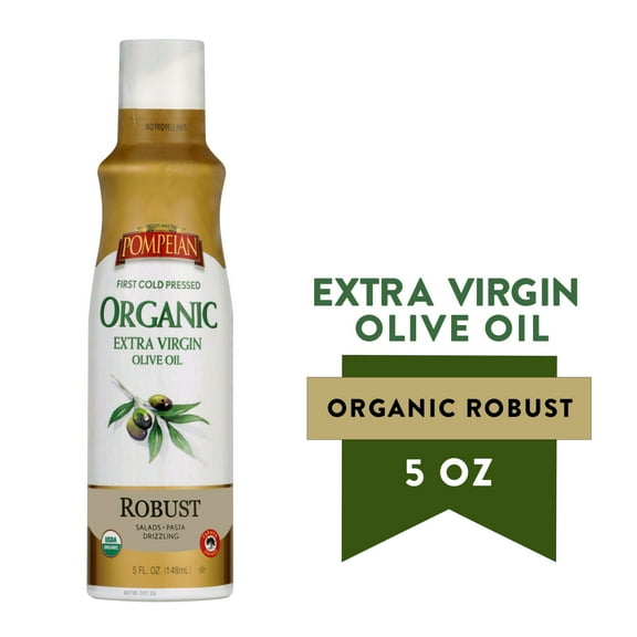 Pompeian Organic Robust Extra Virgin Olive Oil Cooking Spray - 5 fl oz, 1 Count