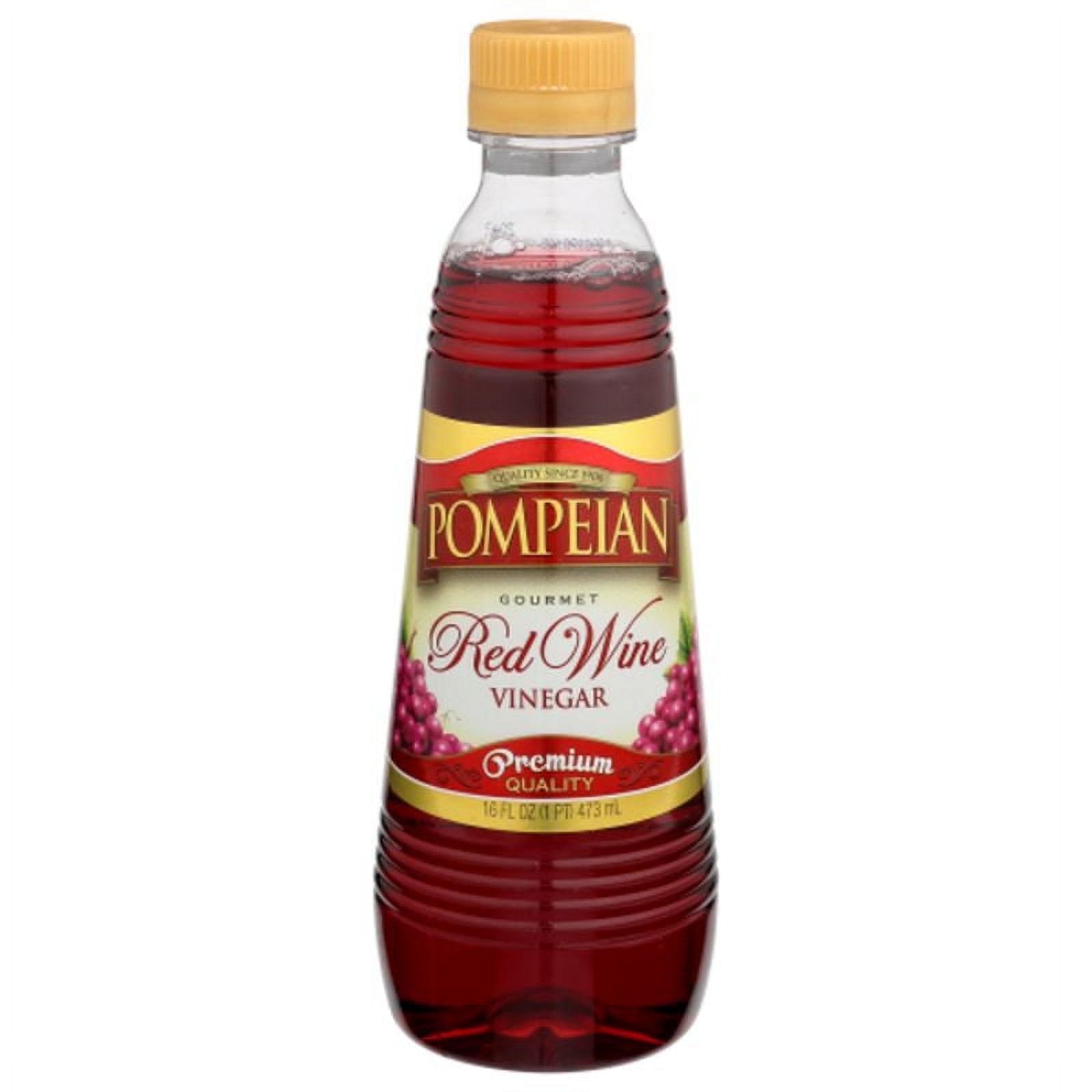 Pompeian Red Wine Vinegar 16 fl oz Pack of 3