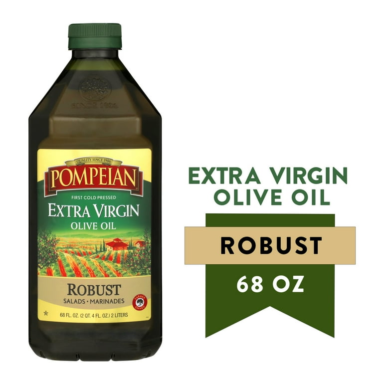 Pompeian Robust EVOO, First Cold Pressed Extra Virgin Olive Oil