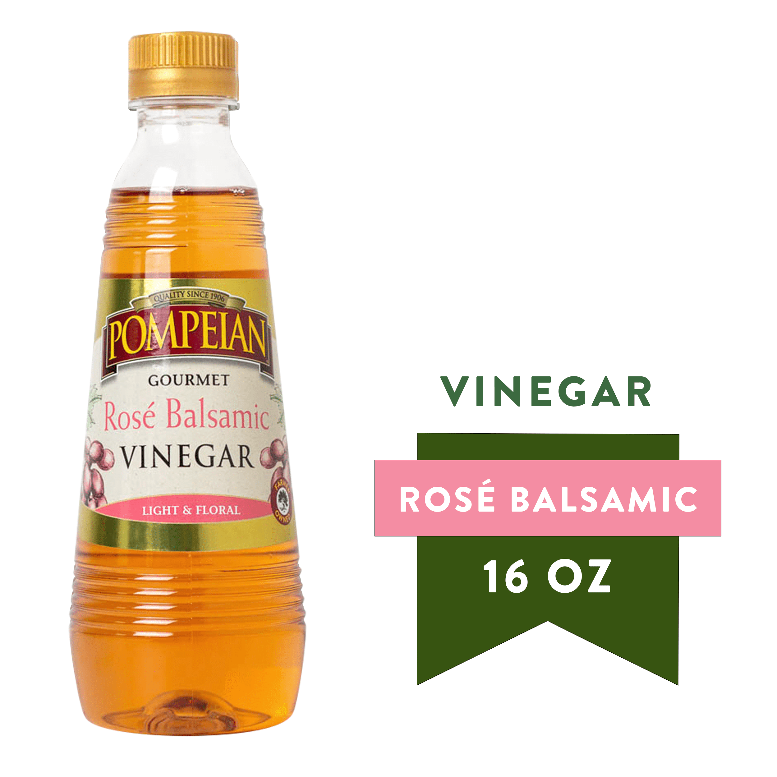 Pompeian Rosé Balsamic Vinegar 16 fl oz