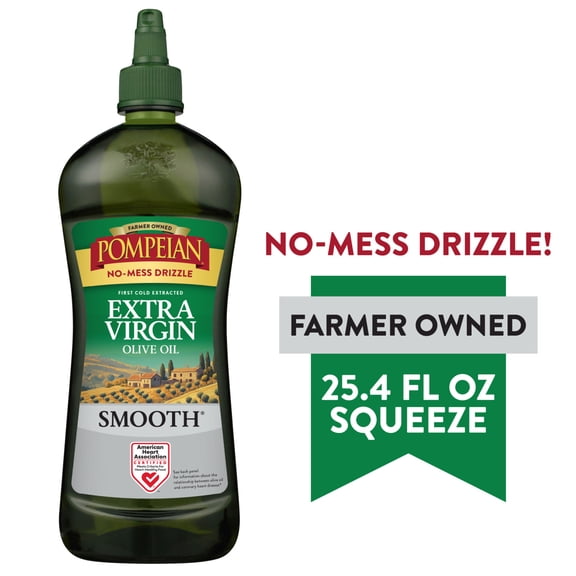 Pompeian Smooth Extra Virgin Olive Oil Squeeze - 25.4 fl oz