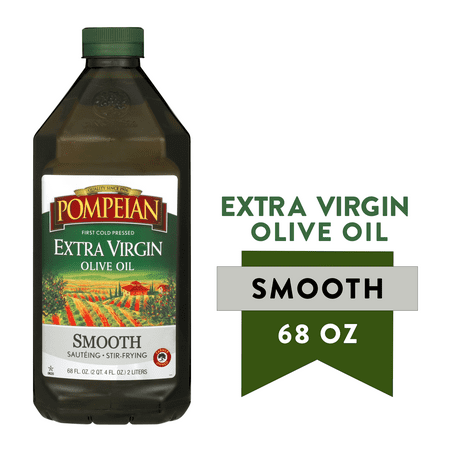 Pompeian Smooth Extra Virgin Olive Oil - 68 fl oz