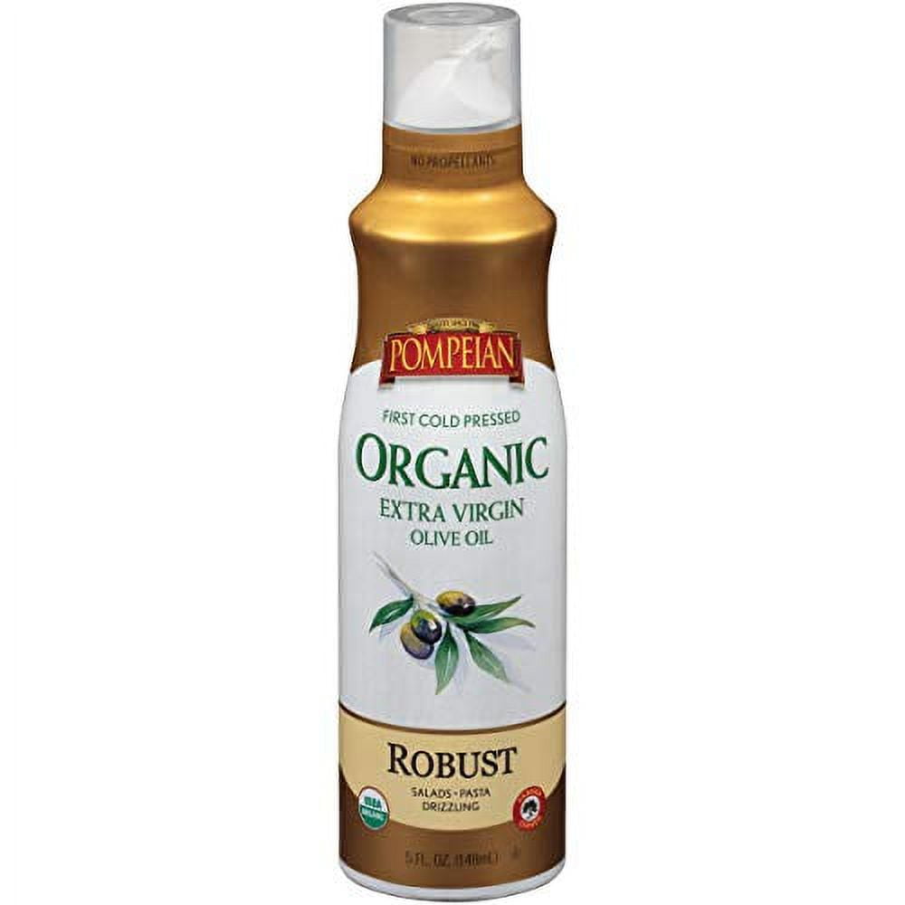 Pompeian USDA Certified Organic Extra Virgin Olive Oil NonStick Cooking Spray, FullBodied