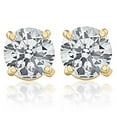 thumbnail image 1 of Pompeii 1 1/10 Ct TW Natural Diamond Studs in 14k White or Yellow Gold (G,I1), 1 of 3