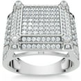 thumbnail image 1 of Pompeii 1 1/2 Ct Diamond Men's Multi-Cluster Wide Ring in White or Yellow Gold (I/J,I2-I3), 1 of 3